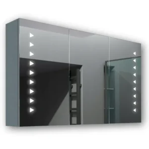 Drewniana szafka 120×70 lustro Neptune Antracyt