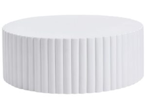 Stolik kawowy POZZA 117 cm 117 cm Biały