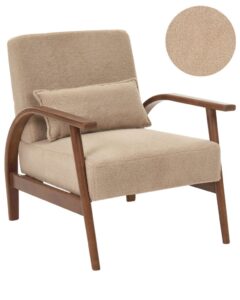 Fotel SKARA Boucle Piaskowy