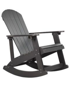 Fotel bujany ogrodowy ADIRONDACK Ciemnoszary