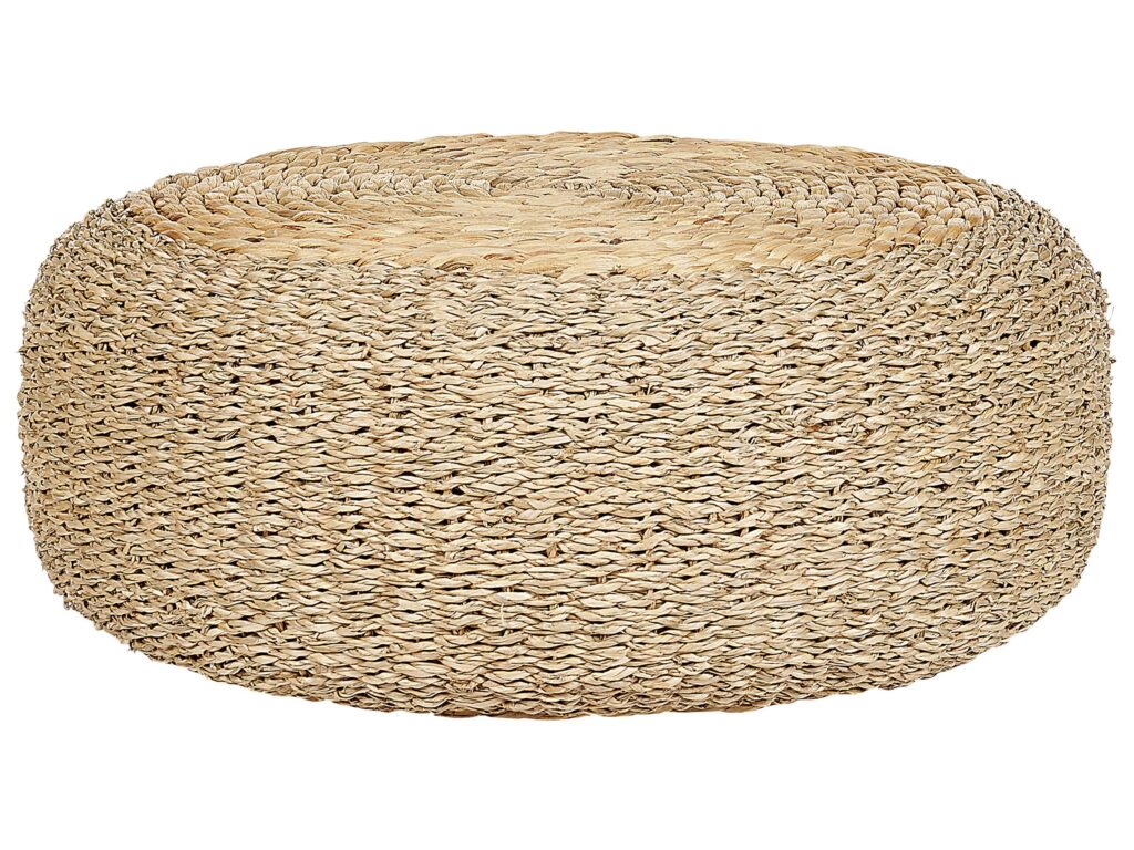 Puf BACKAN Hiacynt wodny Beżowy