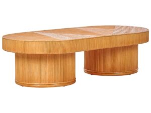Stolik kawowy ogrodowy AIROLE Rattan Brązowy