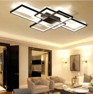 LAMPA LED sufitowa PLAFON EKO ŻYRANDOL LED nowoczesna + PILOT 140 cm