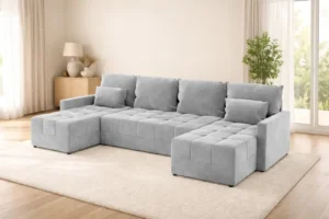 NAROŻNIK Z FUNKCJĄ SPANIA DOMINO U ROGÓWKA, DO SALONU PRODUKT OD PRODUCENTA