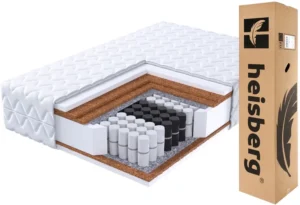 MATERAC 200×200 BIS pocket stref SUPER TWARDY 3X KOKOS H4/H5 23 cm HEISBERG