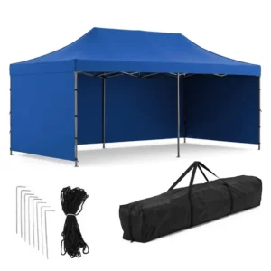 Namiot handlowy 3×6 m ogrodowy, pawilon na imprezy, catering niebieski