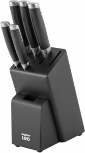 Zestaw noży w bloku Berghoff Leo Graphite 6 el.