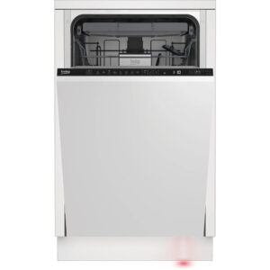Zmywarka Beko DIS46120 AquaIntense Regulacja koszy LedSpot Zawiasy ślizgowe 45cm