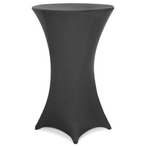 Pokrowiec na stół barowy antracytowy Ø60 cm