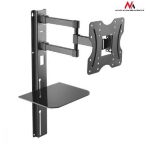 Maclean Uchwyt TV 23″-42″ z półką na DVD 30kg VESA 200×200 MC-771