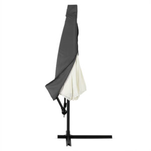 Pokrowiec na parasol ogrodowy antracyt 3m zip