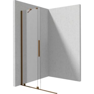 Deante Prizma KTJ_C34R Ścianka prysznicowa walk-in 140 cm Brąz szczotkowany