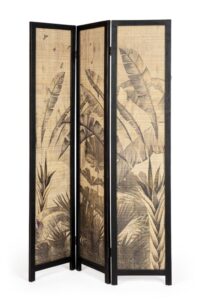 Parawan Nariko naturalny 120x2x180cm bambus i drewno jodłowe Bizzotto