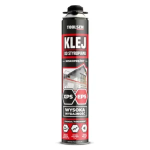KLEJ DO STYROPIANU W PIANCE EPS XPS styroduru PIANOKLEJ TOOLSEN MOCNY 750