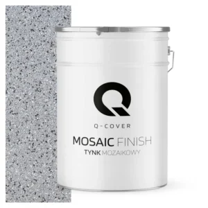 TYNK DEKORACYJNY MOZAIKOWY MOZAIKA TRWAŁY 25KG ODPORNY SZARY M32 MARMOLIT