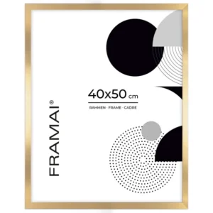 Złota ramka na zdjęcia 40×50 cm FRAMAI®
