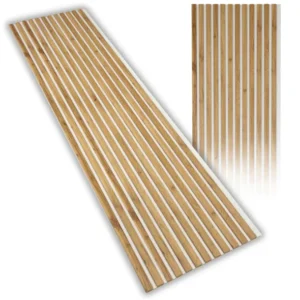Lamele na Białej Płycie Ścienne 275x55cm 12 Lameli Panele 25 Kolorów
