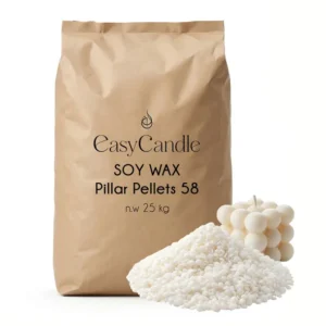 Wosk sojowy twardy Pillar Pellets 58 do świec wolnostojących ECO DIY 25 kg