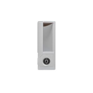 Zamek do szafy metalowej skrytkowej szary, 110×41 mm