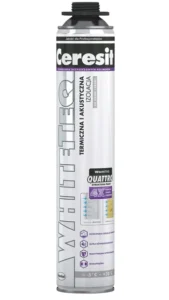 Piana montażowa pistoletowa CERESIT WHITETEQ 750ml