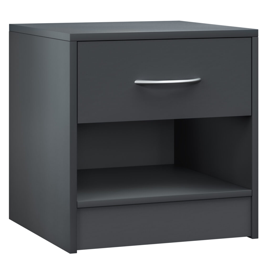 Szafka Nocna Antracyt 41x28x39cm