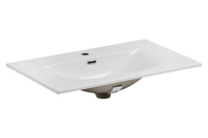 Comad Sky umywalka 81×46 cm wpuszczana prostokątna biały połysk SKY80/DP-8099