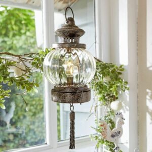 Wiszący lampion LED Timone