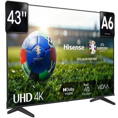 HISENSE 43A6N 43″ LED 4K VIDAA