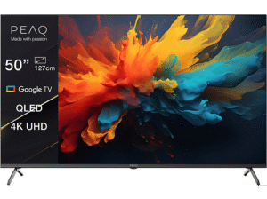 PEAQ PTV 50GQU-5024C 50″ QLED  4K Google TV HDR10
