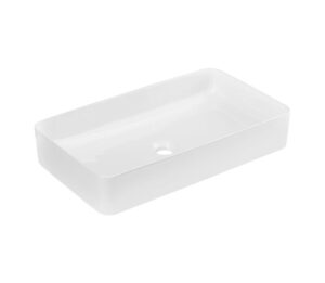 Comad Slim 2 umywalka 61×34 cm nablatowa prostokątna biały połysk UM-6275SLIM60WHITEDP