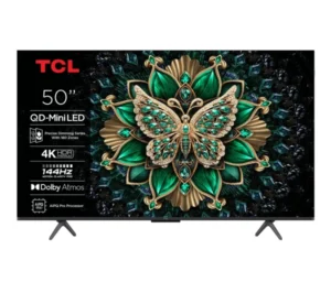TCL 50C6K 50″ QD-Mini LED 4K 144Hz Google TV