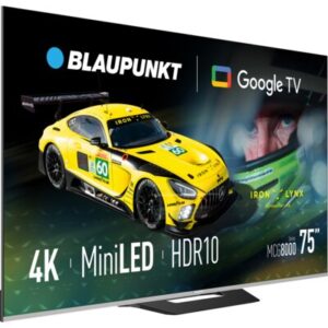 BLAUPUNKT 75MCG8000S 75″ MINILED 4K 144Hz Google TV Dolby Atmos Dolby Vision HDMI 2.1