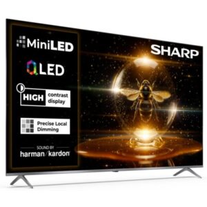 SHARP 75JP7765E 75″ QLED MINILED 4K Google TV Dolby Atmos Dolby Vision HDMI 2.1