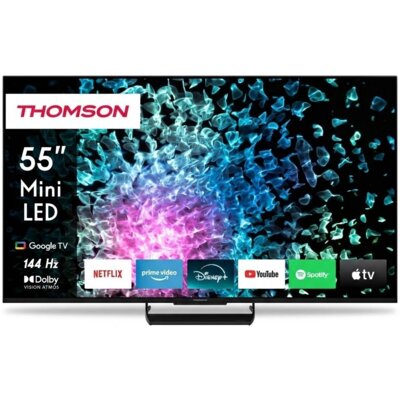 THOMSON 55MG7C15 55″ QD-Mini LED 4K 144Hz Google TV Dolby Atmos Dolby Vision HDMI 2.1