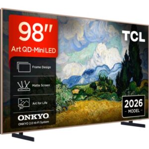 TCL 98A400 Pro 98″ QD-Mini LED 4K 144 Hz VRR Google TV Dolby Atmos Dolby Vision HDMI 2.1
