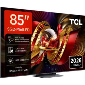 TCL 85C8L 85″ SQD-MINILED 4K 144 Hz Google TV Dolby Atmos Dolby Vision HDMI 2.1