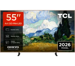 TCL NXTVision 55A400 Pro 55″ QD-Mini LED 4K 144Hz Google TV Funkcje AI Dolby Vision Dolby Atmos DTS-X HDMI 2.1 DVB-T2