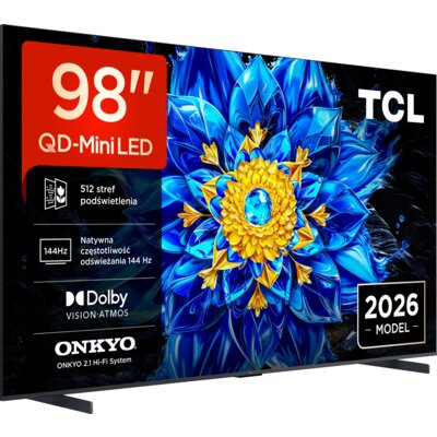 TCL 98P8L 98″ QD-Mini LED 4K 144Hz VRR Google TV