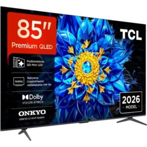 TCL 85P8L 85″ QD-Mini LED 4K 144Hz VRR Google TV Dolby Atmos