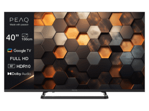 PEAQ PTV 40GF-5026C 40″ FHD Google TV HDR10 Czarny