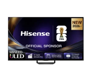 Hisense 55U7S PRO 55″ ULED MiniLED 4K 165Hz Smart TV Funkcje AI Dolby Vision Dolby Atmos HDMI 2.1 DVB-T2