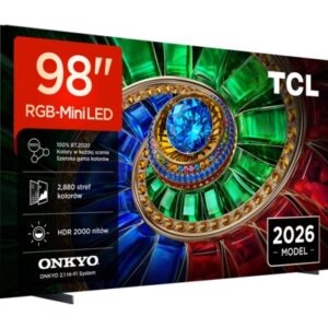 TCL 98RM7L 98” RGB 4K 144 Hz VRR Google TV Dolby Atmos Dolby Vision HDMI 2.1
