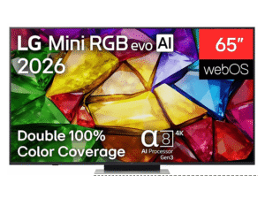 LG Mini RGB Evo 65MRGB87B6B 65″ 4K 144Hz Dolby Vision FreeSync Grafitowy