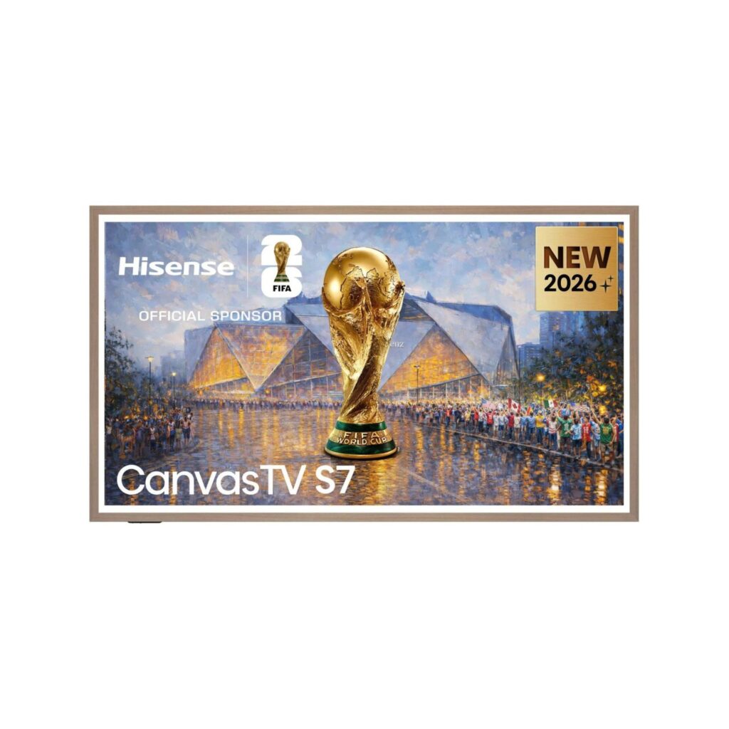 HISENSE CanvasTV 55S7S 55″ 4K Hi-QLED 144 Hz VIDAA OS (2026)