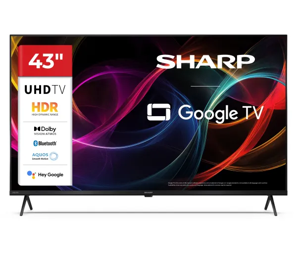 Sharp 43HL4765E 43″ LED 4K GoogleTV Dolby Vision Dolby Atmos HDMI 2.1 DVB-T2