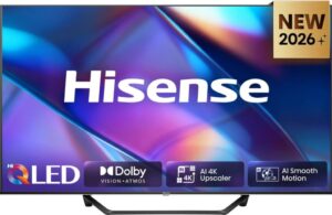 Hisense 50A7S 50” QLED 4K VidaaOS 60Hz Dolby Vision IQ 2026