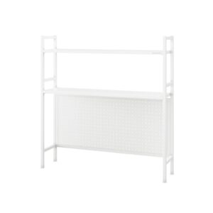 Nadstawka metalowa na biurko biała, 950x980x220 mm: JENNY