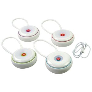 Grundig – Składana lampka biurowa LED 15cm (pomarańczowy)