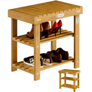 Szafka na Buty Regał Drewno Akacja 50x30x46 200kg