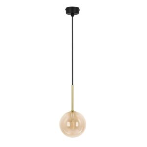 Lampa wisząca Galaxy z miodowym kloszem – elegancja i ciepłe światło do Twojego wnętrza